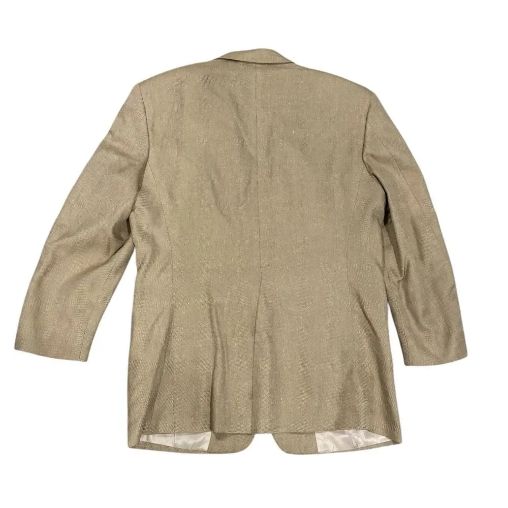 Sports Coat Blazer Tan/Gold Suit Jackets by Harold Powell-size 42R